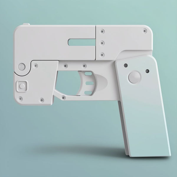 IC380 Folding Phone Deformation Soft Bullet Toy Gun (Shell Ejection)