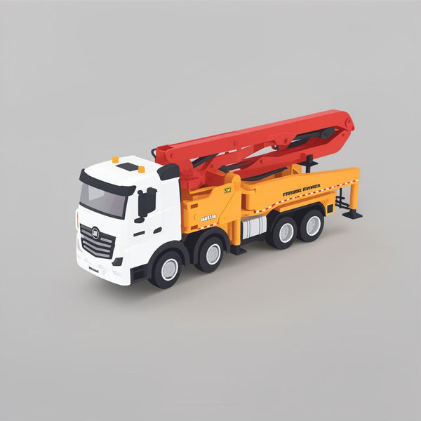 HUINA 1/18 RC Cement Pump Truck - 11CH Alloy Engineering Vehicle