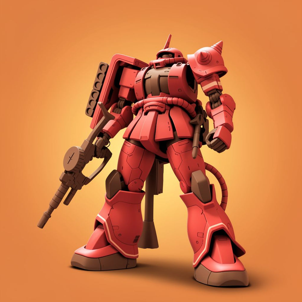 HG 1/144 Red Comet Zaku Assembly Model Kit - Anime Mecha Figure | Toylvia™
