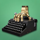 Gothic Typewriter Collectible Kit - Vintage Design Building Blocks Set