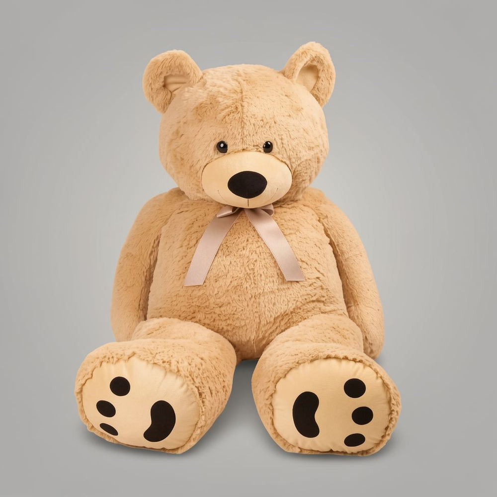 Giant 5Ft Teddy Bear Stuffed Animal | Cuddly Big Bear Plush | Toylvia