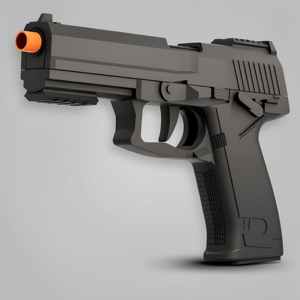 Foam Dart Blaster Toy Gun Pistol Set, 100 Darts, 2 Magazines