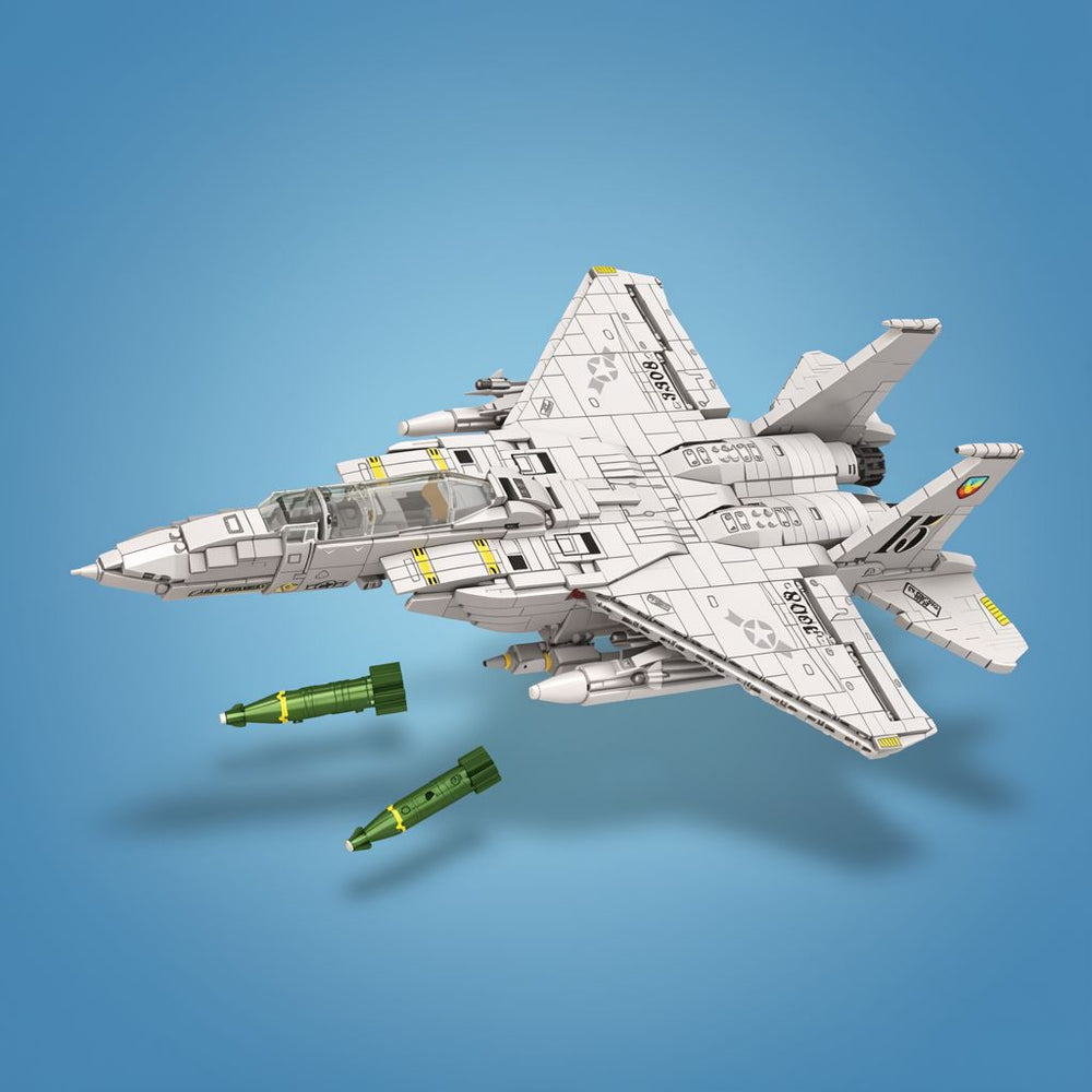 F-15E Strike Eagle 2216pcs Military Fighter Jet Building Set
