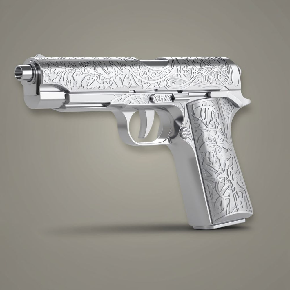 Engraved M1911 Toy Gun | Upgraded Continuous Fire Pistol | Toylvia