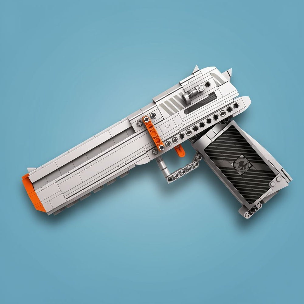 Desert Eagle Pistol Building Set | 356PCS Shootable Model | ToyIvia