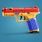Building Block SIG17 Toy Gun - Blowback, Shell Ejecting, Soft Bullet Pistol