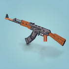 AK47 Assault Rifle Building Set | 1366PCS Shootable Model | ToyIvia