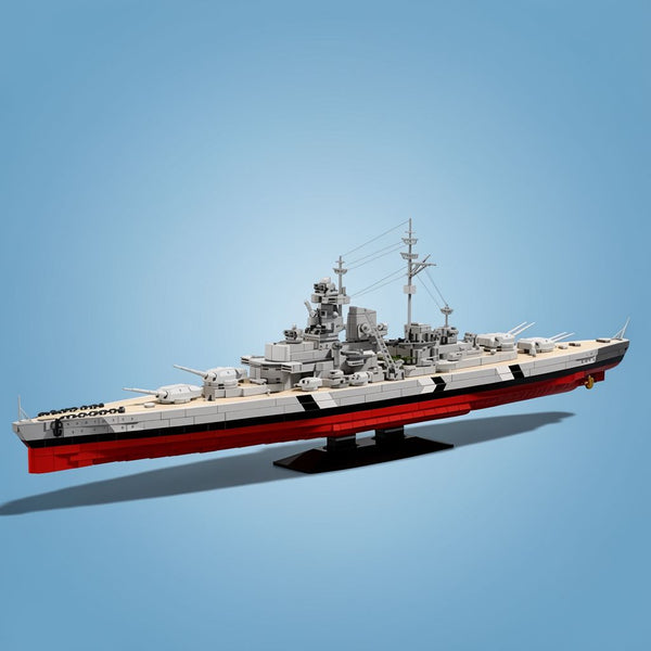 2686PCS Bismarck Battleship 1:300 Scale Building Blocks Kit