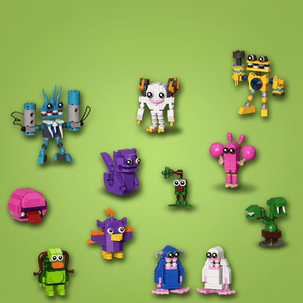 637pcs 12-in-1 Singing Monster Building Set | Wubbox Action Figures | Toylvia