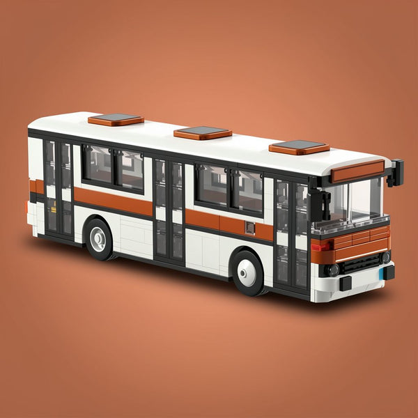 558PCS Retro City Bus Building Blocks - Vintage Urban Bus DIY Model | Toylvia™