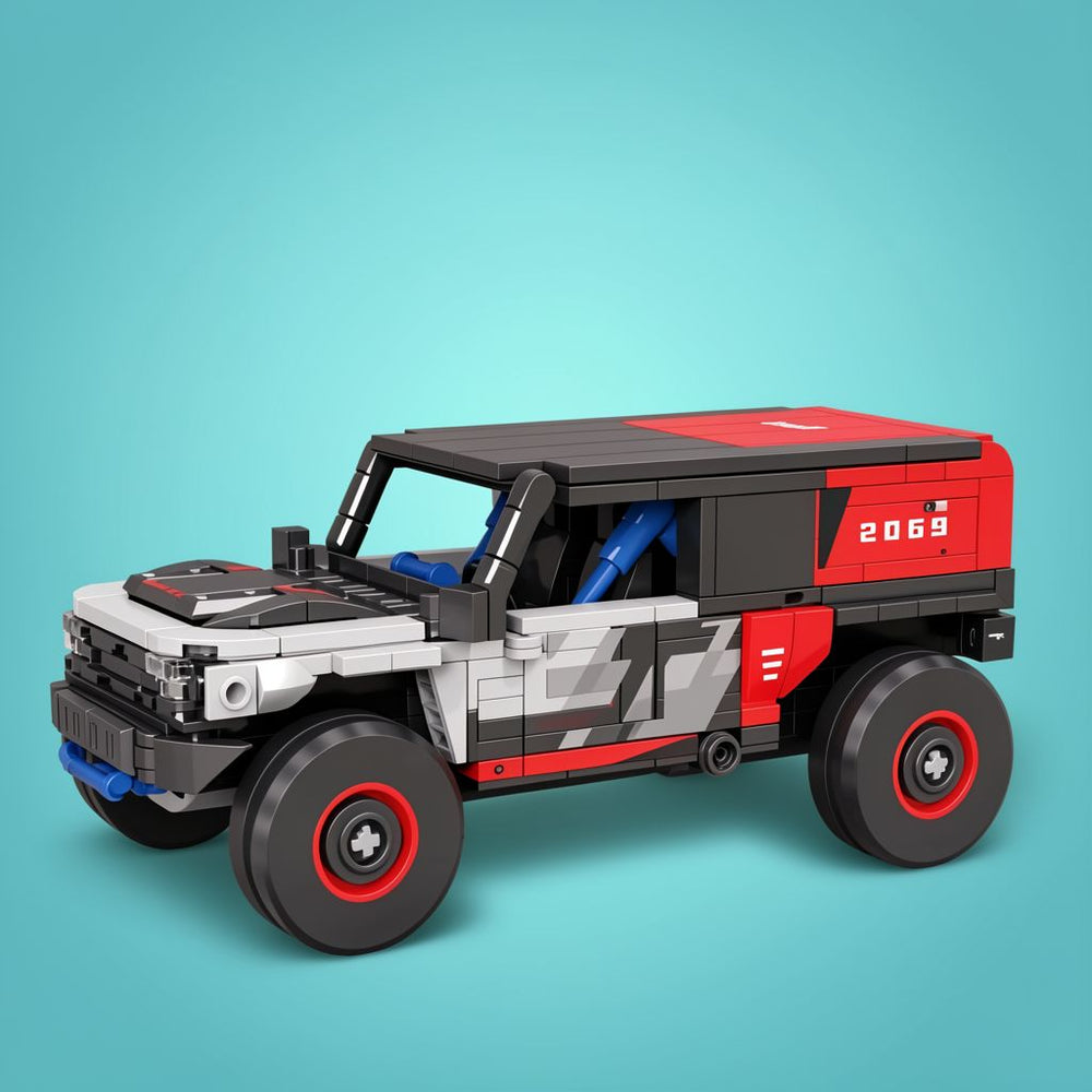 438PCS Off-Road Rally SUV Building Blocks - Racing Car MOC Set | Toylvia™