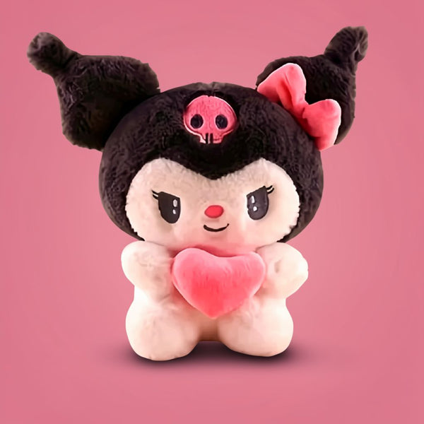 22cm Sanrio Heart Pillow Plush | Hello Kitty, Kuromi, My Melody | Toylvia