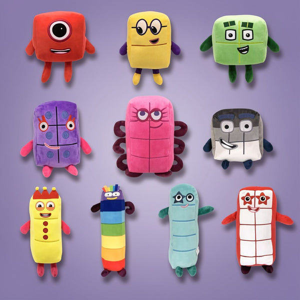 10pcs Cartoon Number Plush Set | Educational Stuffed Toys | Toylvia
