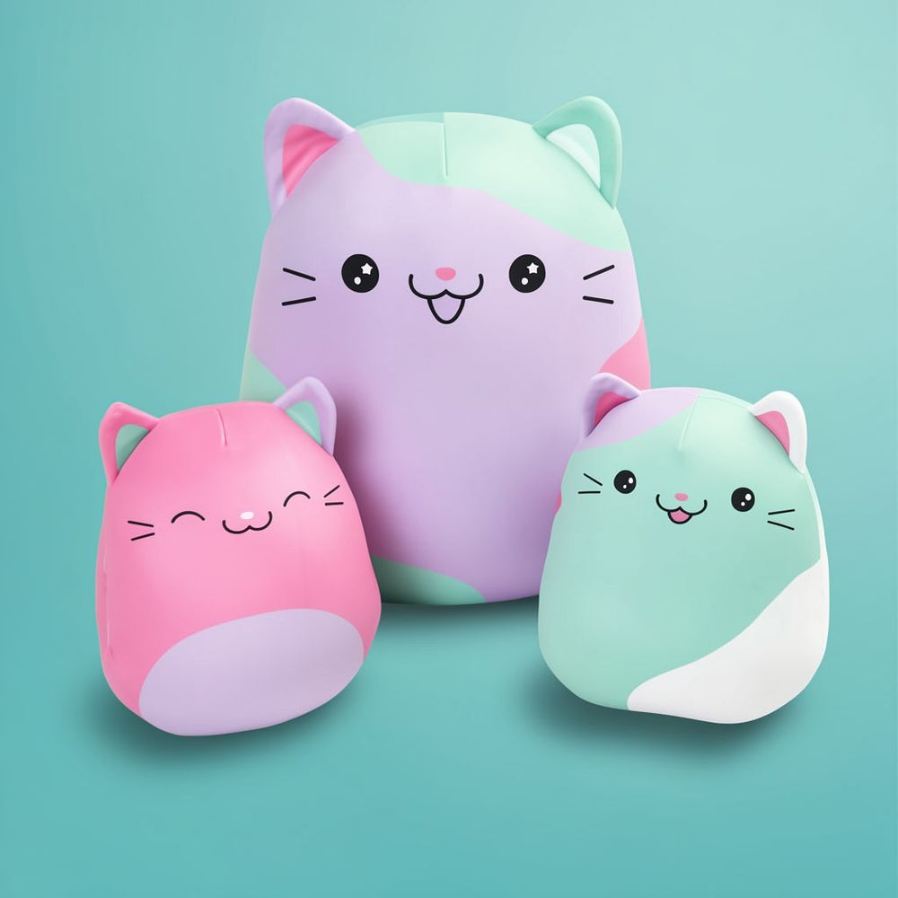 3PCS New Cat Pillow Plush Set | Cute Cartoon Stuffed Animals | Toylvia