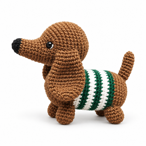 First Stitches: Complete DIY Woven Animal Doll Material Kit & Tutorial - alternate view