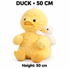 Animal plush toy, Duck / 50cm size studio image