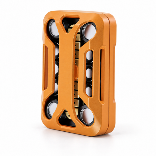 Metal Infinite Slider Fidget Toy Magnetic Damping EDC Desk Tool - alternate view