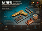 Engraved M1911 Toy Gun | Upgraded Continuous Fire Pistol | Toylvia
