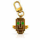 Minecraft Totem of Undying Metal Keychain – Game Inspired Gold Pendant
