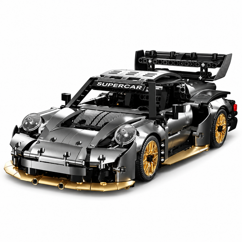 1218PCS Racing Supercar 1:14 Scale Building Blocks Model Car - alternate view