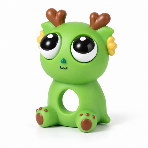 Pop-Out Eyes Dragon Squeeze Fidget Toy - Stress Relief Sensory Squishy - alternate view