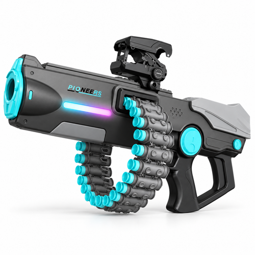 2026 Swift Flame Electric Soft Bullet Toy Gun | 30-Round Chain Fed Blaster - alternate view