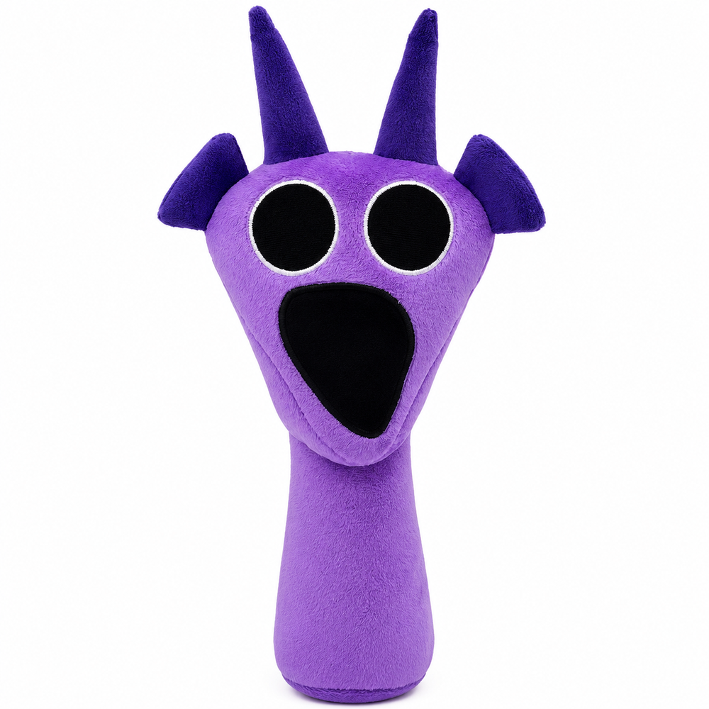 Horror Durple Sprunki Plush – Purple Monster Stuffed Animal 20cm