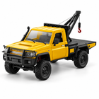 MN82T Yellow LC79 RC truck left three-quarter studio image