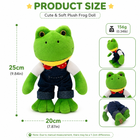 Magic Expression Plush Doll 25cm – Cute Frog & Cartoon Girl Stuffed Plush Toy