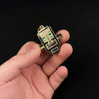 Minecraft Totem of Undying Metal Keychain – Game Inspired Gold Pendant