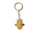 Minecraft Totem of Undying Metal Keychain – Game Inspired Gold Pendant