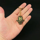 Minecraft Totem of Undying Metal Keychain – Game Inspired Gold Pendant