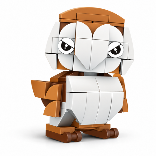 Cute Animal Assembly Building Blocks Set - Mini Particle Brick Figure - alternate view