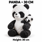 Animal plush toy, Panda / 30cm size studio image