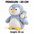 Animal plush toy, Penguin / 30cm size studio image