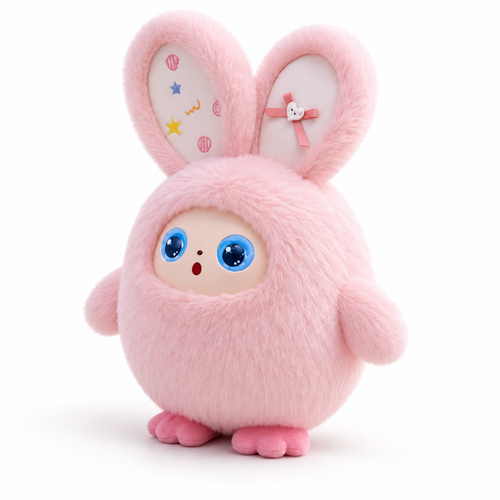 Pink Bunny (Liora) — left three-quarter studio photo
