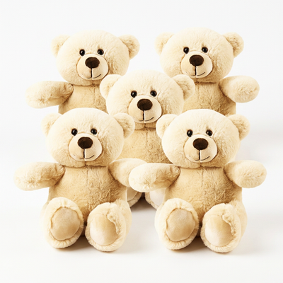 5PCS 8'' Teddy Bear Plush Set | Soft Baby & Toddler Gifts | Toylvia