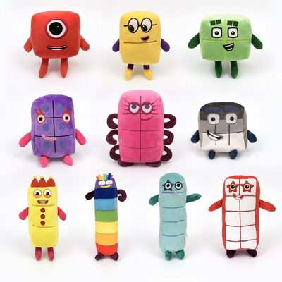 10pcs Cartoon Number Plush Set | Educational Stuffed Toys | Toylvia