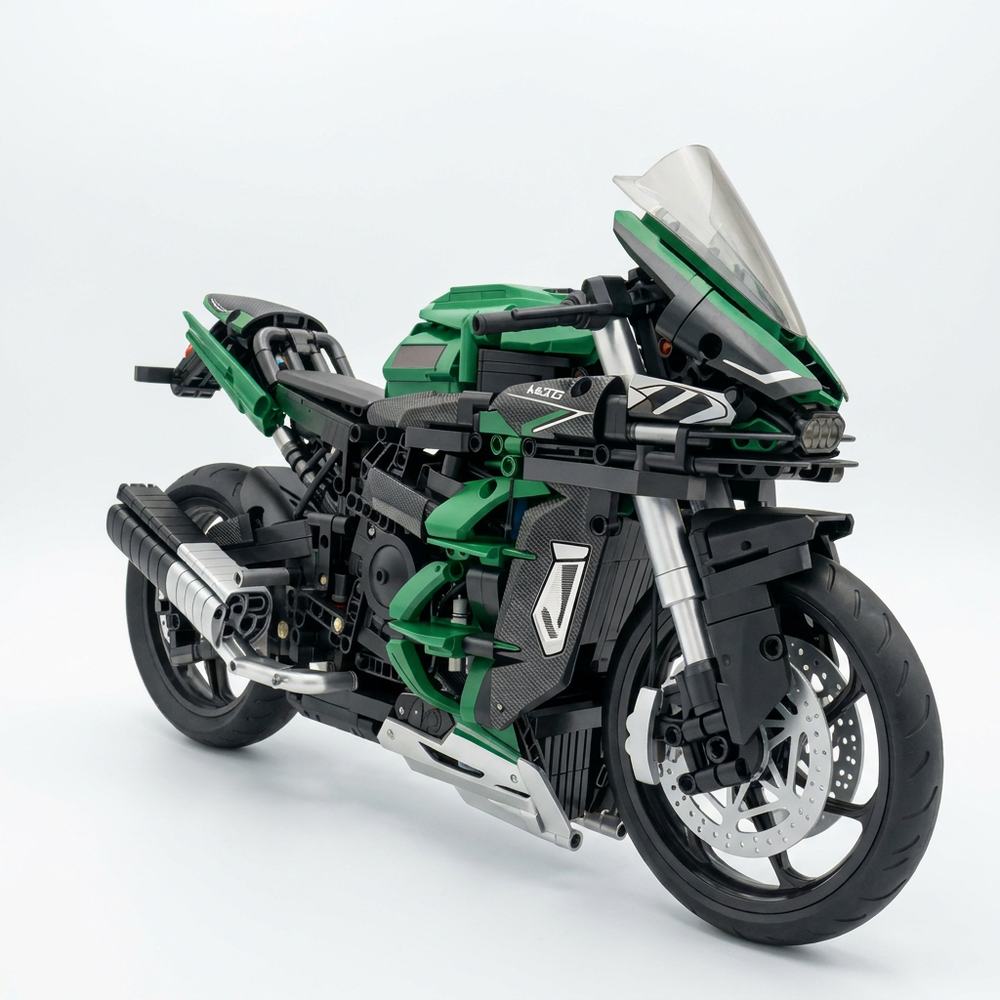 2088PCS Technical Super Motorcycle Building Blocks - 1:5 Scale Racing Bike Model | Toylvia™