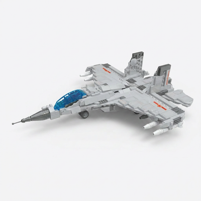 806PCS Fighter Jet Building Block Set - High Simulation Airplane Model Kit