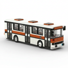 558PCS Retro City Bus Building Blocks - Vintage Urban Bus DIY Model | Toylvia™