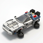 1:24 Scale Classic Movie Racing Car Building Blocks - Time Machine MOC