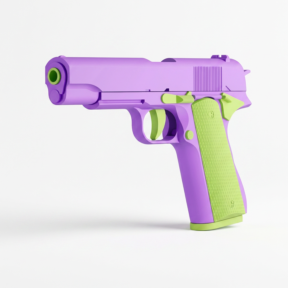 1911 Simulated Shell Ejecting Handgun | Science & Education Model | Toylvia