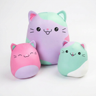 3PCS New Cat Pillow Plush Set | Cute Cartoon Stuffed Animals | Toylvia