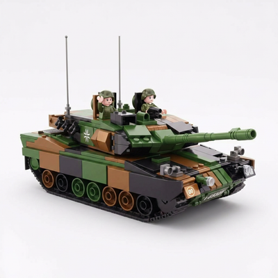 766PCS Leopard 2A5 Main Battle Tank Military Building Blocks Model