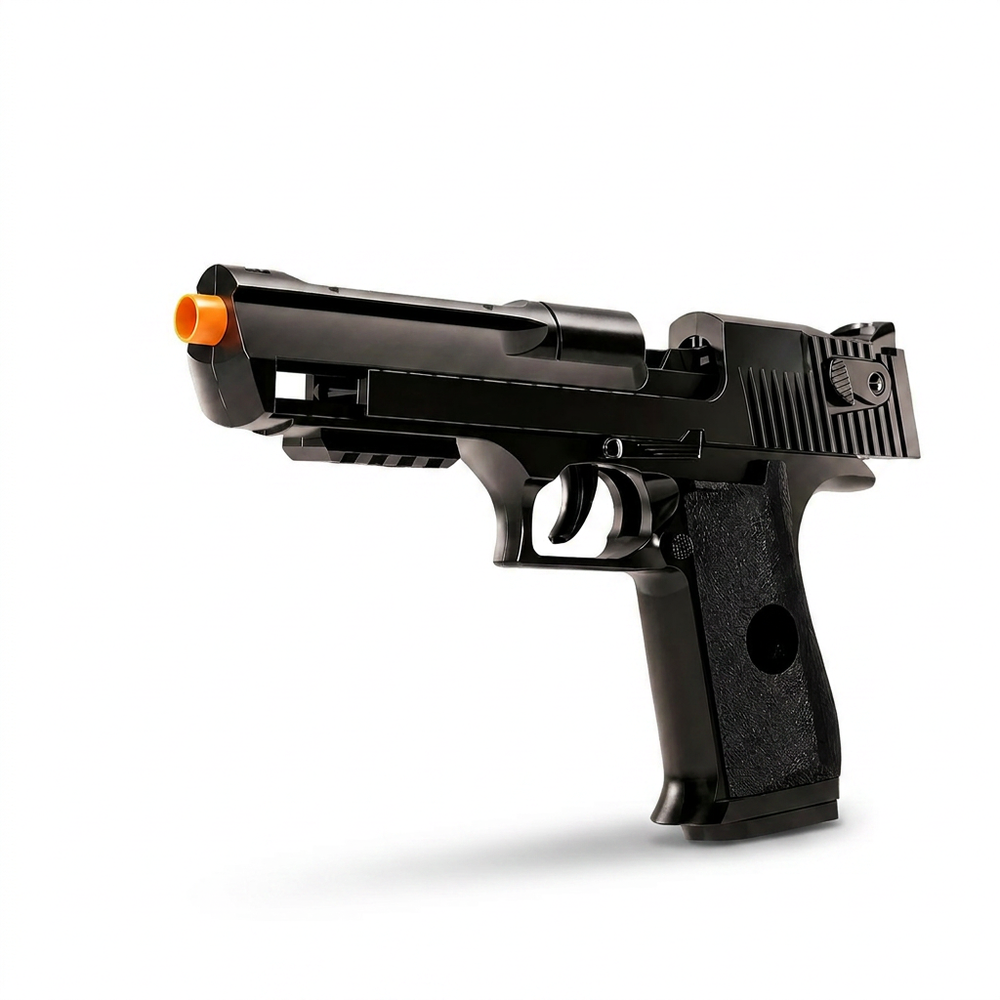 Desert Eagle Soft Bullet Toy Pistol with Shell Ejection & Pull-Back Action | Toylvia™