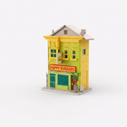Happy Burger Shop Building Blocks | 1222PCS MOC Street View | Toylvia