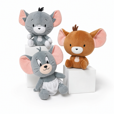 Original Tom and Jerry Plush Toys | Cute Tom Cat Throw Pillow | Toylvia