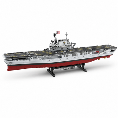 USS CV-6 Enterprise Building Set | 1883PCS Naval Carrier | Toylvia