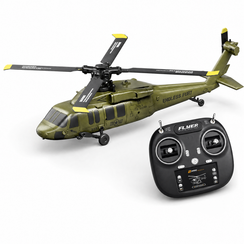Sky Stunt Master K200 - 6-Axis Gyro Brushless Remote Control Helicopter